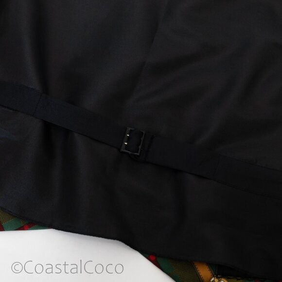 Vintage Cocker Spaniel Vest S/M Made in Spain Pet Dog Print Plaid Eclectic Vet - Picture 8 of 15